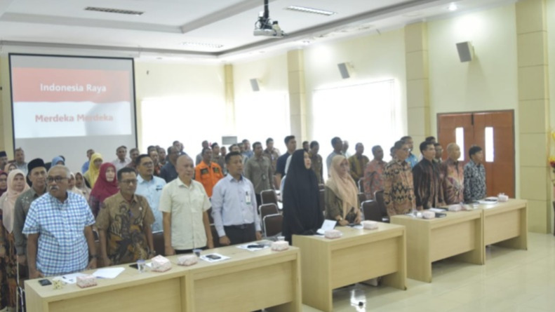 Forum Konsultasi Publik rancangan Awal Rencana Kerja Pembangunan Daerah (RKPD) tahun 2024, di Aula Bappeda Lt. III,